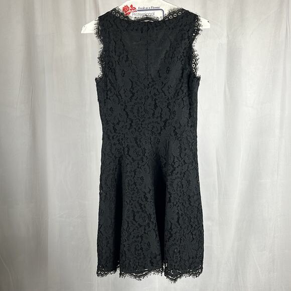 Joie Nikolina B All-Over Black Lace Dress. - Picture 5 of 9
